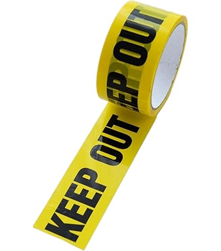 Amazon.co.jp: warning 立入禁止 テープ 規制テープ バリケードテープ